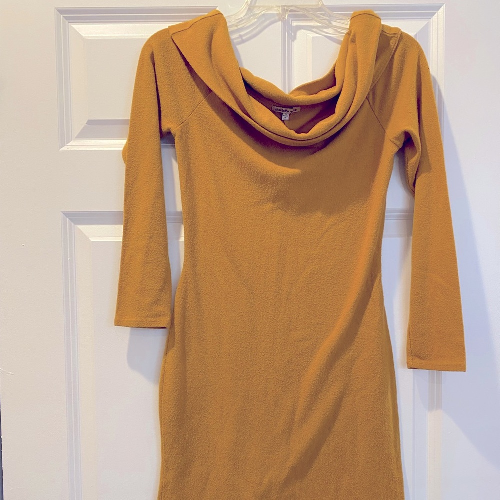 A light, sweater dress
